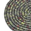 Natural Dragon Blood Jasper Beads Strands G-P575-B21-4x2mm-3