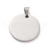 Non-Tarnish 304 Stainless Steel Pendants STAS-K234-01P-1