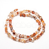 Dyed Natural Carnelian Beads Strands G-F465-22-3