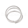 Non-Tarnish 304 Stainless Steel Multi-layer Open Cuff Ring for Women STAS-S125-11P-3