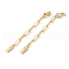 Brass Ends with Chains KK-P283-29G-1