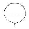 Adjustable Waxed Polyester Cord Necklace Making AJEW-JB01308-01-1