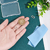 Unicraftale 2Pcs Oval Spring Gate Rings FIND-UN0003-34B-5