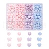 240Pcs 12 Style Opaque Acrylic Beads MACR-FS0001-05-1