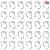 Unicraftale 30Pcs Adjustable 304 Stainless Steel Finger Rings Components STAS-UN0059-79A-1