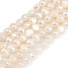 Natural Cultured Freshwater Pearl Beads Strands PEAR-P064-19G-07A-2