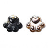 Natural Black Lip Shell Charms SSHEL-S258-98C-2