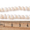 Natural Cultured Freshwater Pearl Beads Strands PEAR-I007-07Q-02B-5