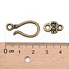 Alloy Hook Clasps PALLOY-2781-AB-FF-3