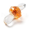 Transparent Handmade Lampwork Pendants LAMP-T021-14G-2