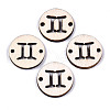 Unfinished Natural Poplar Wood Links Connectors WOOD-S045-139A-02-1