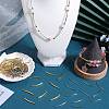 SUNNYCLUE 400Pcs 2 Colors Brass Tube Beads KK-SC0005-05-4