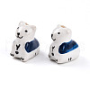 Handmade Porcelain Beads PORC-N009-09A-1