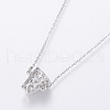 304 Stainless Steel Chain Necklaces NJEW-O108-42P-3