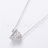 304 Stainless Steel Chain Necklaces NJEW-O108-42P-3