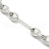 304 Stainless Steel Figaro Chain Bracelet BJEW-C042-01P-2
