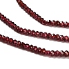 Natural Garnet Beads Strands G-RM2025-04B-4
