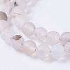 Natural Agate Beads Strands G-J376-07-6mm-3