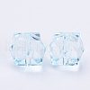 Transparent Acrylic Beads X-TACR-Q259-8mm-V38-2