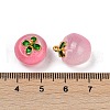 Transparent Glass Apple Pendants X1-DGLA-E004-16M-3