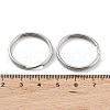 Non-Tarnish 304 Stainless Steel Split Key Rings STAS-Q314-02I-P-3