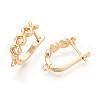 Brass Hoop Earring Findings KK-N267-26G-2
