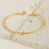Stylish 304 Stainless Steel Cuff Bangles SF9241-2-3