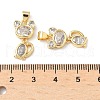 Brass Micro Pave Cubic Zirconia Pendants KK-Q068-02G-3