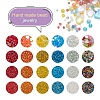 24 Style Round Glass Seed Beads SEED-YW0001-64-2
