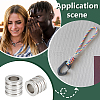 Unicraftale 50Pcs 201 Stainless Steel Beads STAS-UN0061-34-6