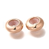 Rack Plating Brass Beads KK-M313-02B-RG-1