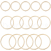 Beebeecraft 30Pcs 3 Styles Brass Linking Rings KK-BBC0008-93-1