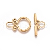 Ion Plating(IP) 304 Stainless Steel Toggle Clasps STAS-L247-004G-2