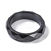 Magnetic Synthetic Hematite Finger Ring for Men Women RJEW-A047-01H-2