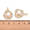 Natural Cultured Freshwater Pearl Rose Pendants PEAR-N020-07M-3