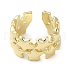 Brass Open Cuff Rings RJEW-Q778-33G-2