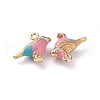 Alloy Enamel Pendants X-ENAM-R149-08A-G-2