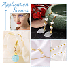   300Pcs 3 Style Brass Crimp Beads Covers KK-PH0003-59-4
