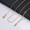 Long-Lasting Plated Brass Coreana Chain Necklaces X-NJEW-K112-08G-NF-2
