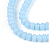 Opaque Spray Painted Glass Beads GLAA-ZX008-4mm-18J-3