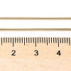 Ion Plating(IP) 304 Stainless Steel Snake Chains Necklaces STAS-F094-23G-3