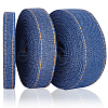   3 Rolls 3 Styles Nylon Denim Ribbons OCOR-PH0004-14A-1