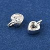 925 Sterling Silver Pave Clear Cubic Zirconia Charms STER-D306-04S-02-3