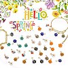 27Pcs 9 Colors Glass Pendants GLAA-CJ0001-83-5