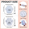 Paw Print DIY Footprint Storage Box & Lid Silicone Molds Set SIMO-TAC0006-03B-12