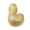 Brass with Cubic Zirconia Pendant KK-Q818-02L-G-1