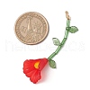 Flower Acrylic Big Pendants PALLOY-TA00239-2