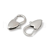 316 Stainless Steel Lobster Claw Clasps STAS-S180-01P-2