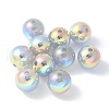 Plated ABS Plastic Beads X-OACR-B026-02C-1