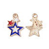 Alloy Enamel Pendants ENAM-K067-35-1